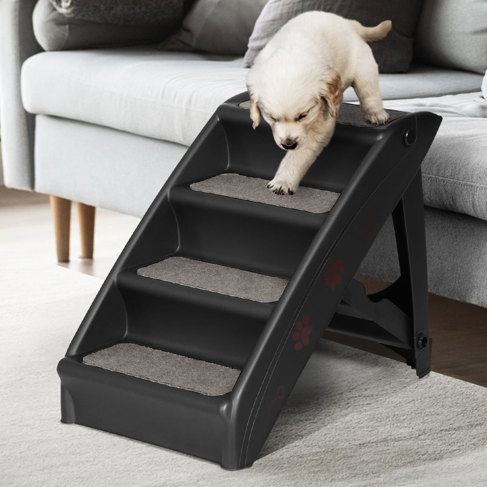 i.Pet Dog Ramp For Bed, Sofa, Car, Pet Stairs, Foldable, Portable