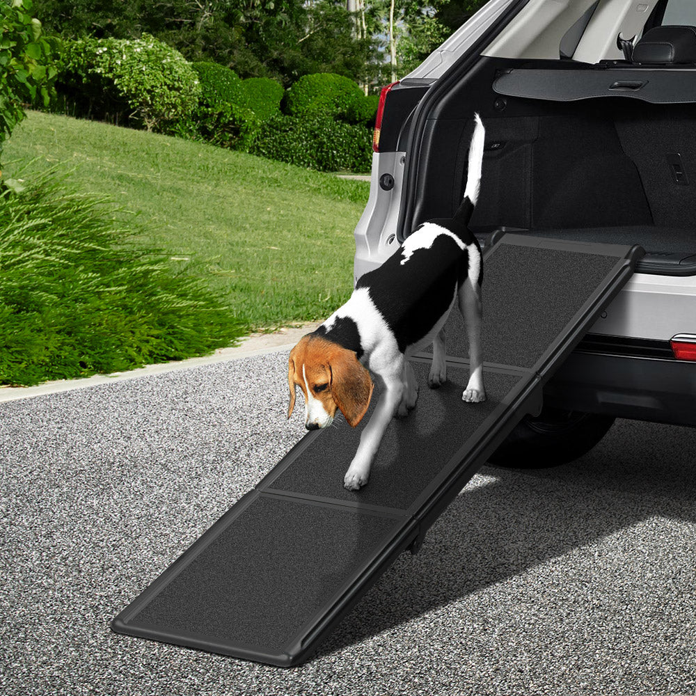 i.Pet Dog/Pet Ramp, Car Stairs, Steps, Travel Ladder, Foldable, Adjustable Portable