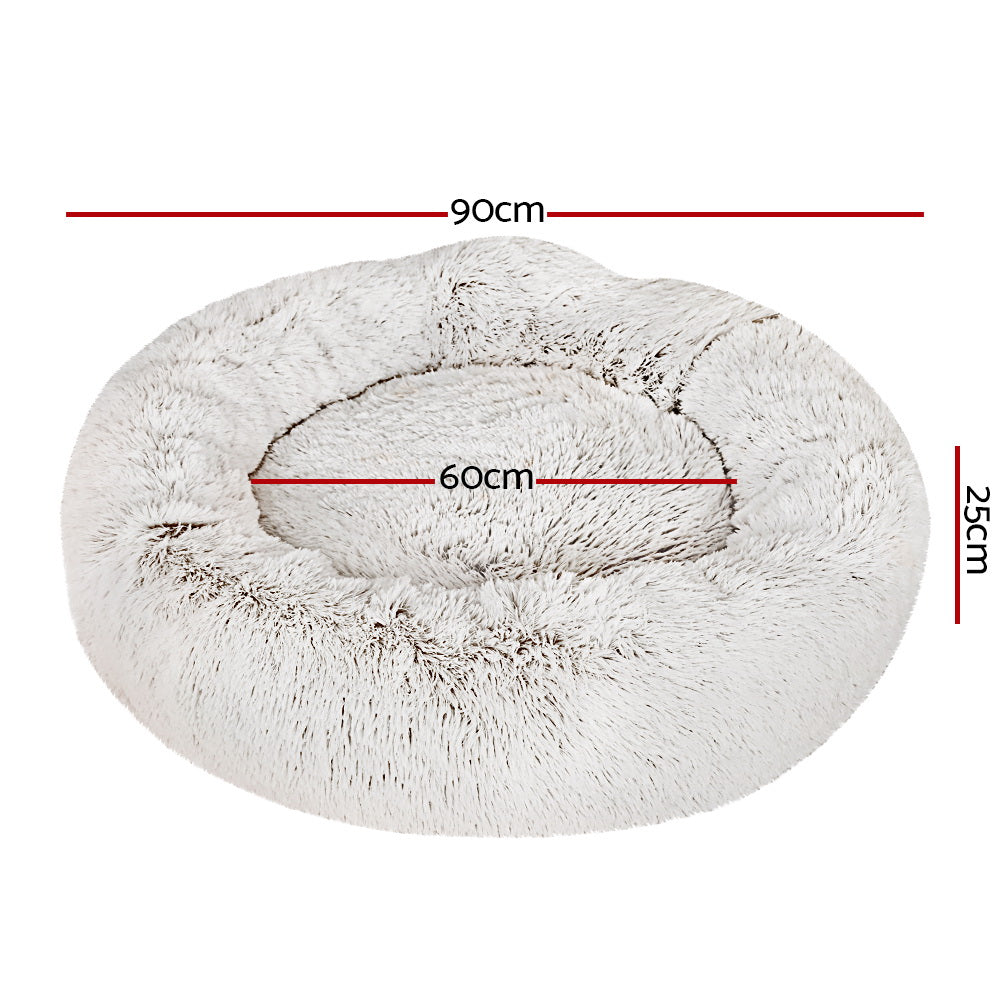 i.Pet Dog Bed, Pet Bed, Large/90cm White