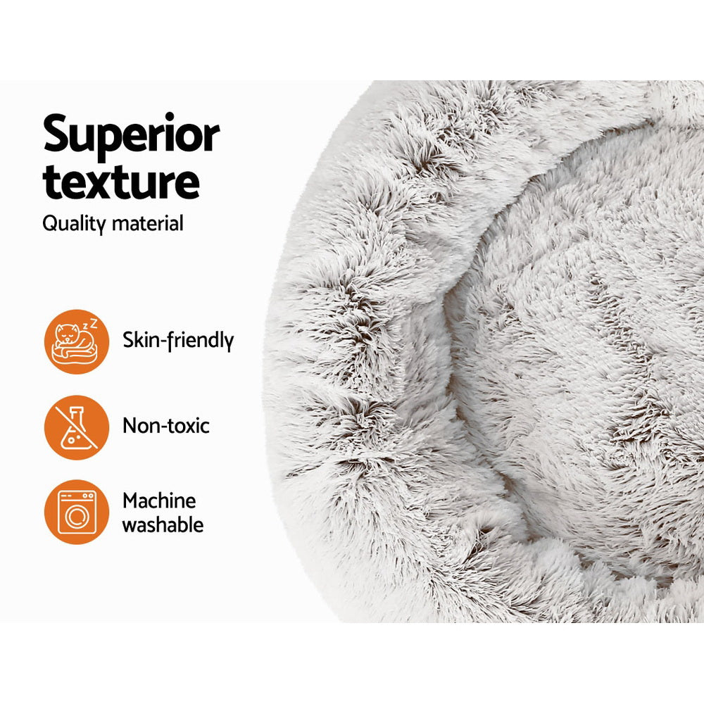 i.Pet Dog Bed, Pet Bed, Large/90cm White