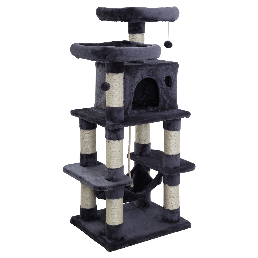 i.Pet Cat Tree Scratching Post, Scratcher Tower, Condo Pet Furniture, Wood