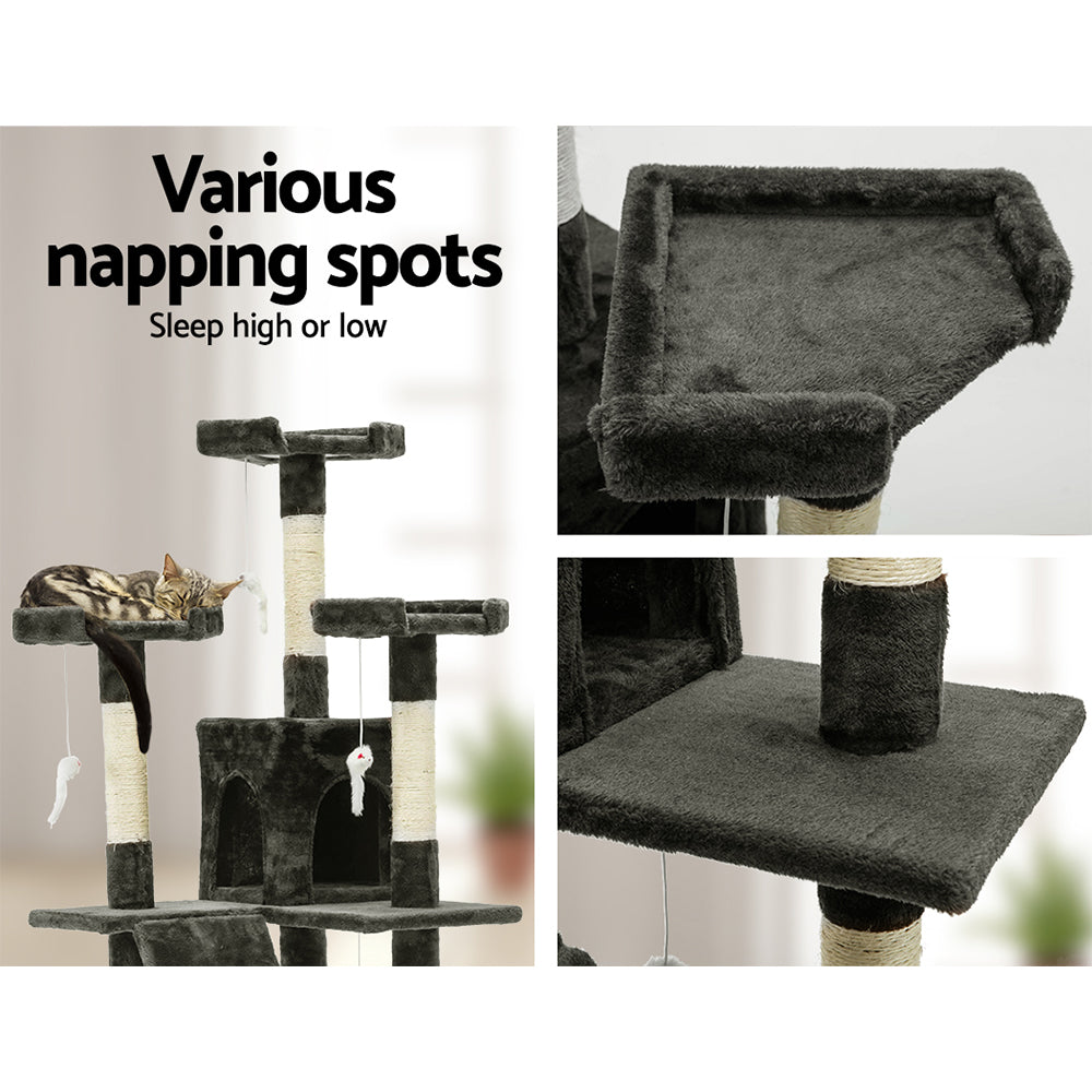 i.Pet Cat Tree 180cm Scratching Post Tower