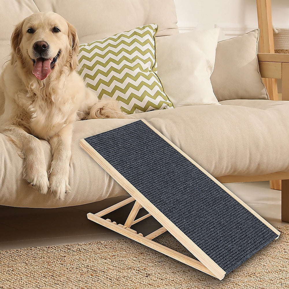 Foldable Dog Ramp, Adjustable Height, for Bed, Sofa, Car. 100cm