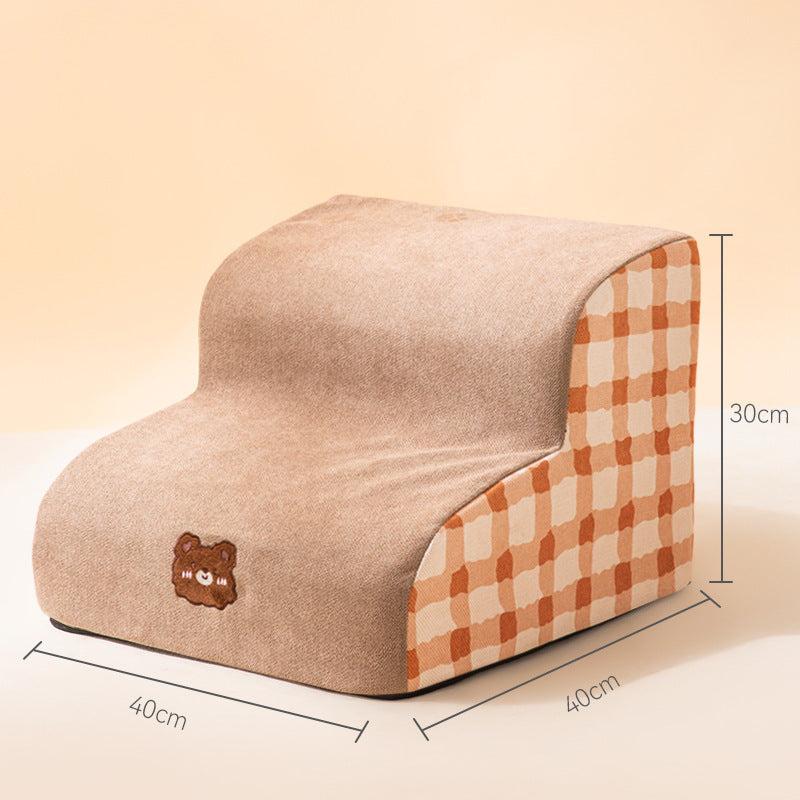 Small Dog Pet Stairs, Removable Sponge Steps, Dog Ramp