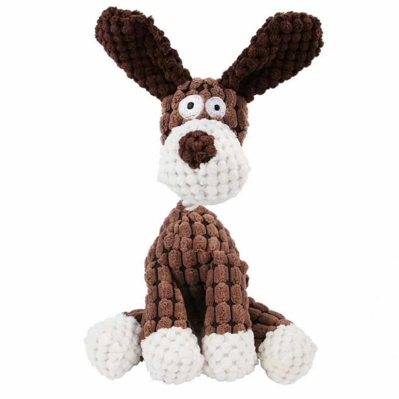 Dog Toy, Play Pet Puppy Chew, Squeaky Plush Sound, Clean Teeth