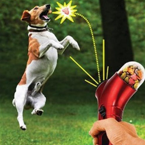 Pet Food Catapult Feeder, Fun Dog Treat Toy