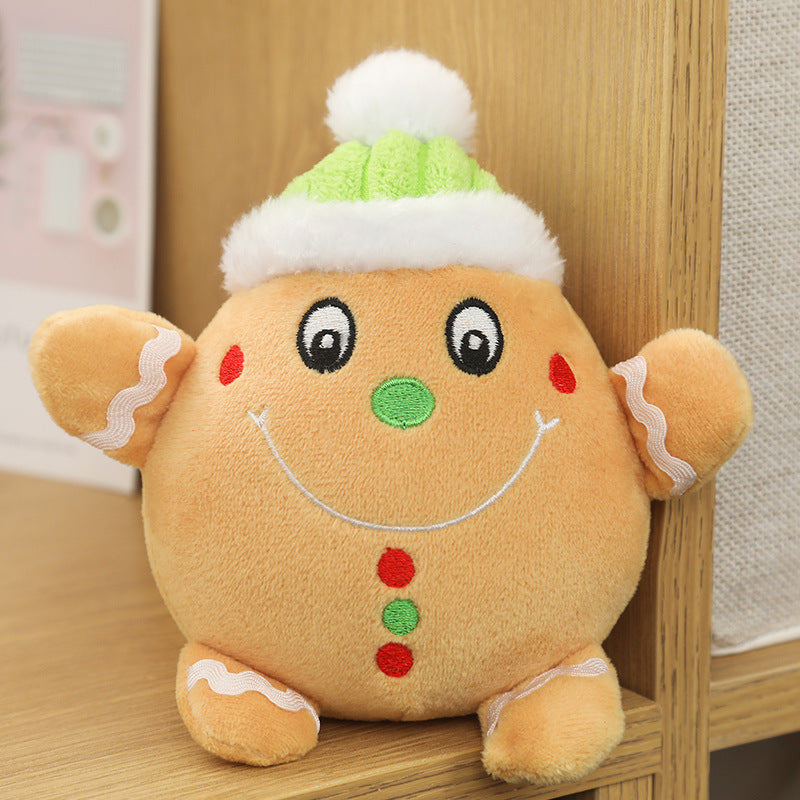 Cute Dog Plush Christmas toys containing PP cotton