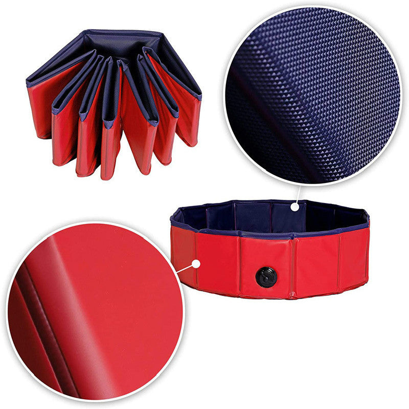 Portable Pet Pool, Foldable Dog Bathtub, Pet Cleaning