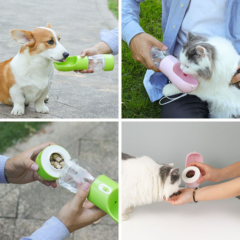 Pet Water Bottle, Feeder, Walking The Dog, Hydration and Dog Treats Various Colours
