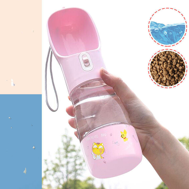 Pet Water Bottle, Feeder, Walking The Dog, Hydration and Dog Treats Various Colours