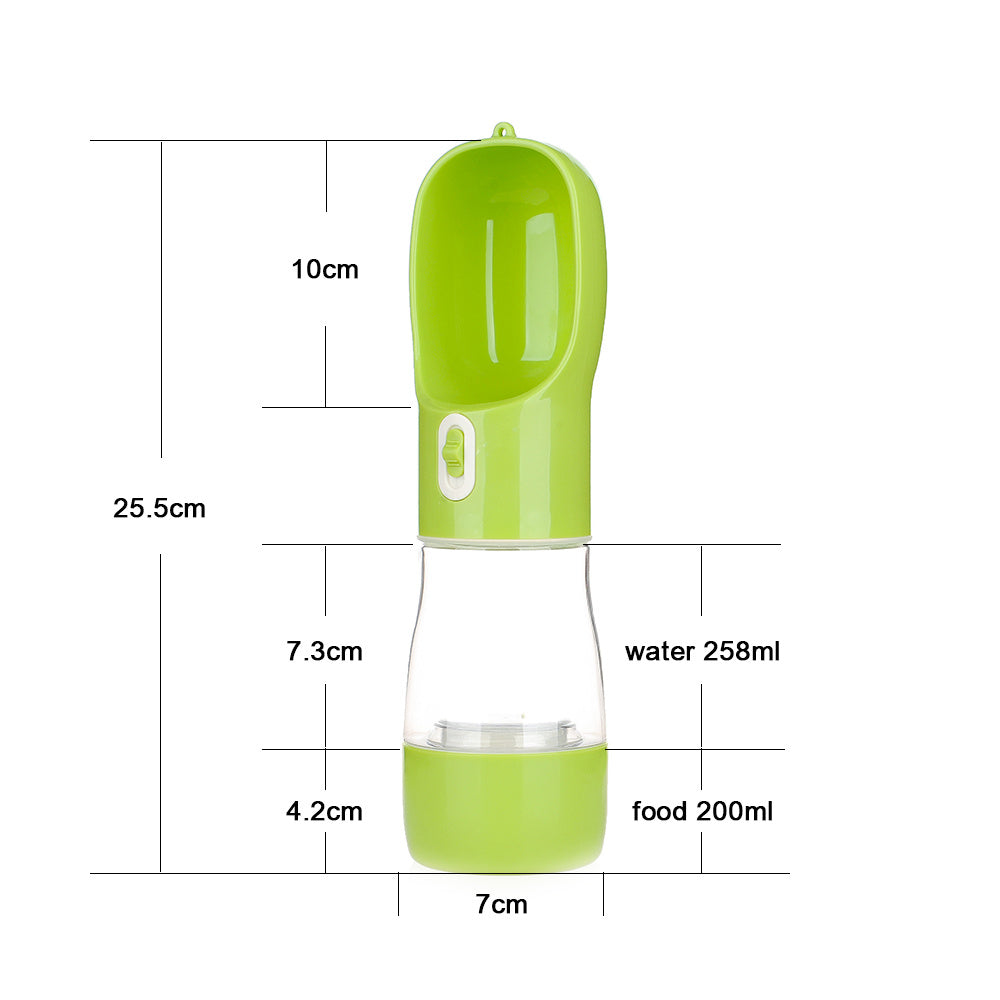 Pet Water Bottle, Feeder, Walking The Dog, Hydration and Dog Treats Various Colours