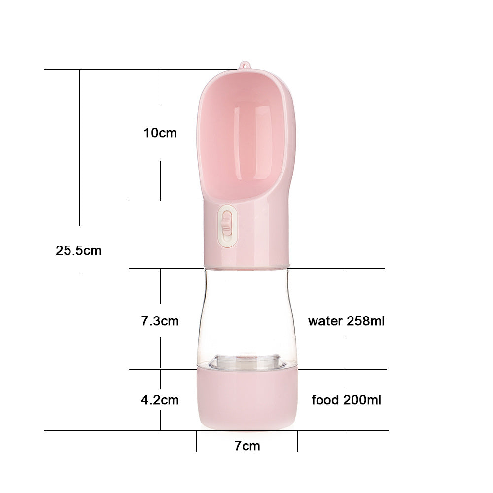 Pet Water Bottle, Feeder, Walking The Dog, Hydration and Dog Treats Various Colours