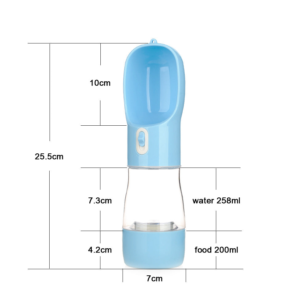 Pet Water Bottle, Feeder, Walking The Dog, Hydration and Dog Treats Various Colours