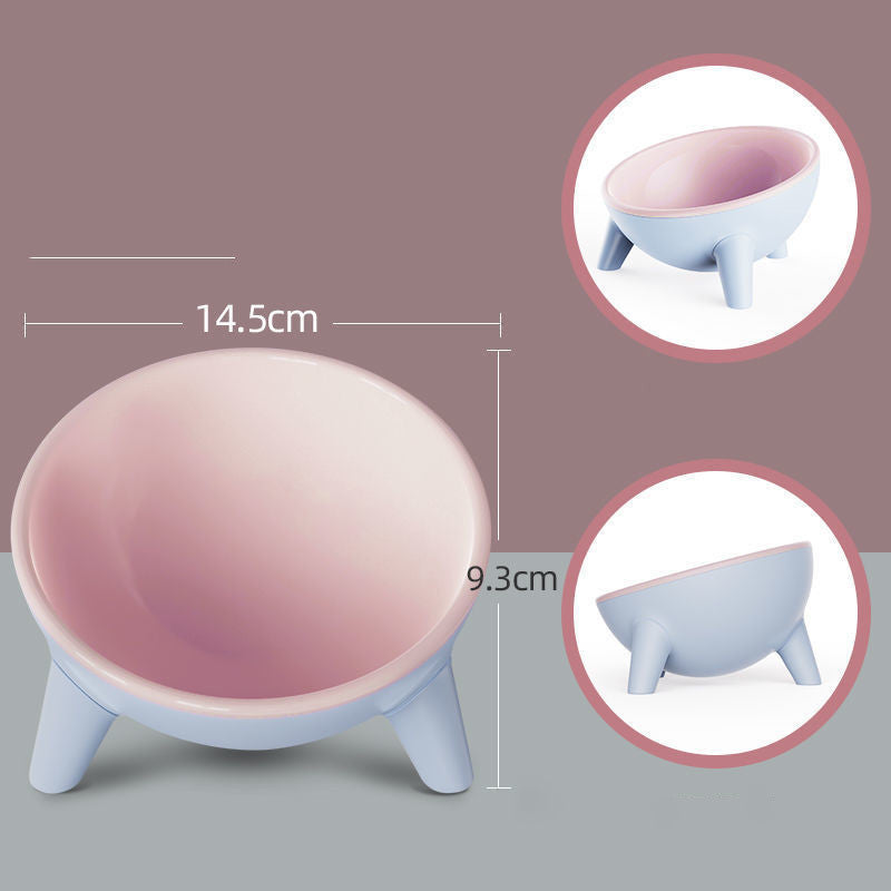 Cat/Dog Non-Breakable Bowl With Stand, Durable, Heat Resistant