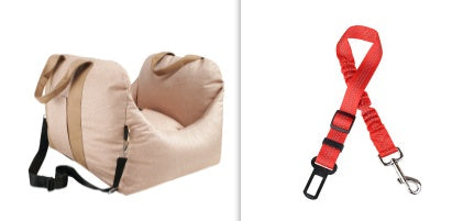 Dog Car Carrier Seat, Waterproof, Portable, Pet Safety