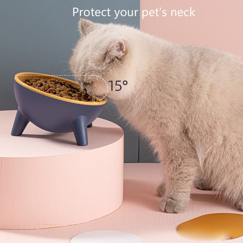 Cat/Dog Non-Breakable Bowl With Stand, Durable, Heat Resistant