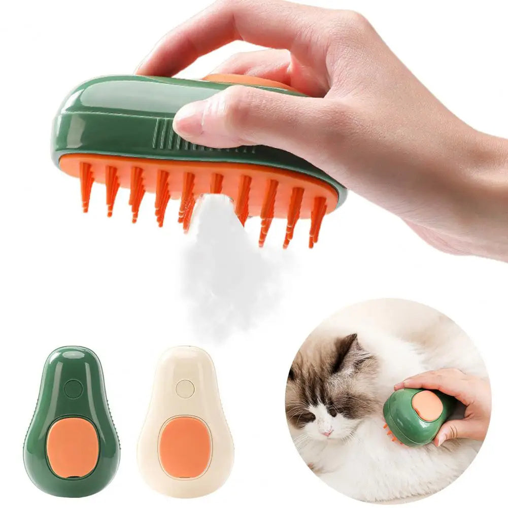 Cat Steam Brush, Cat/Dog Grooming Comb, Electric/USB Steam Massage