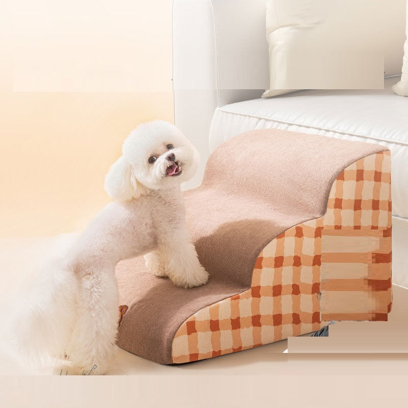 Small Dog Pet Stairs, Removable Sponge Steps, Dog Ramp