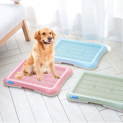 Dog Potty Training Toilet, Re-usable Dog Pee pad Holder, Indoor Litter Box