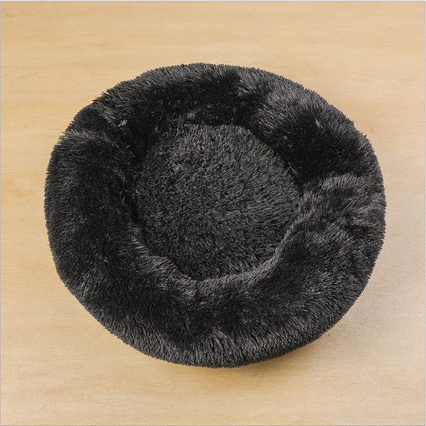 Pet Bed For Cats & Small Dogs, Round Plush Pet Nest