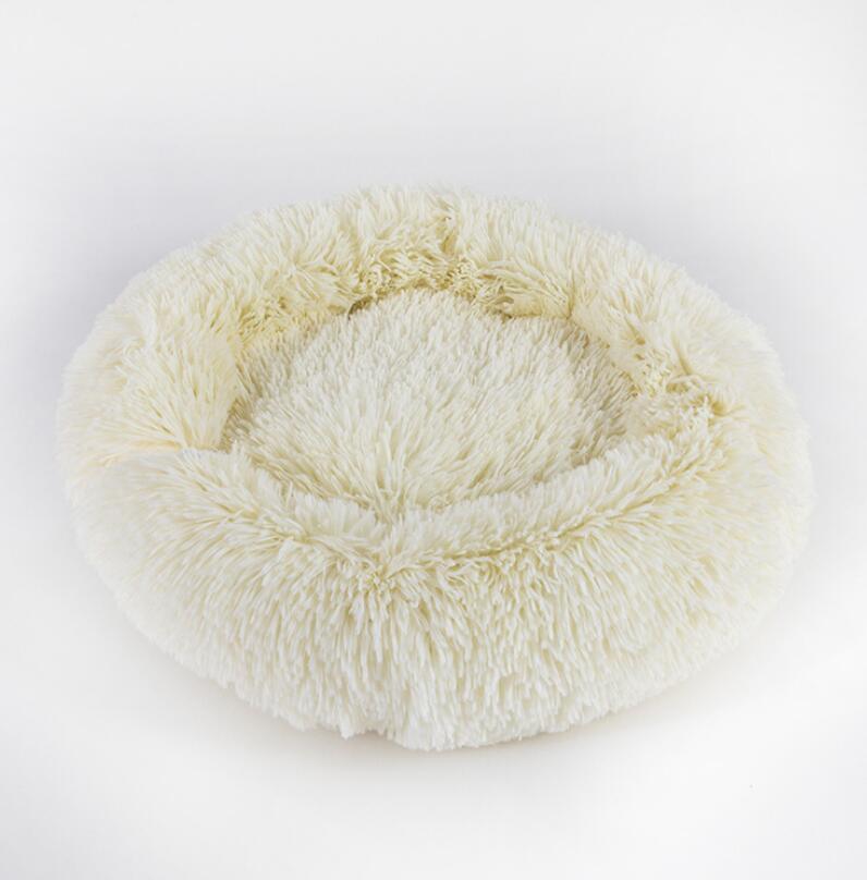 Pet Bed For Cats & Small Dogs, Round Plush Pet Nest