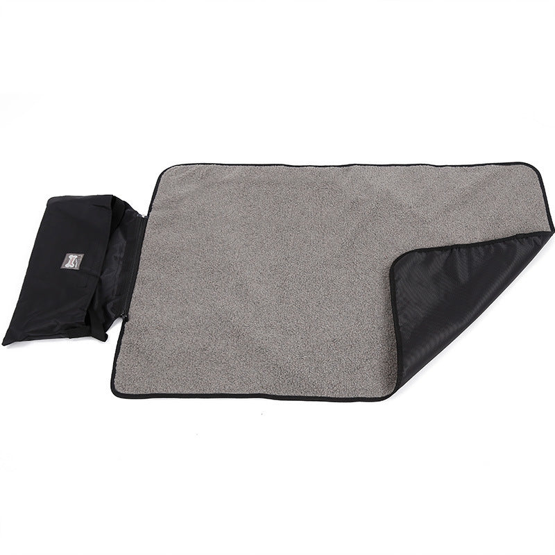 Outdoor Pet Blanket, Cashmere/Oxford Cloth, Portable, Packable, Waterproof