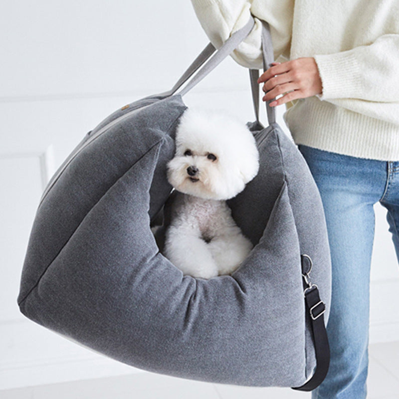 Dog Car Carrier Seat, Waterproof, Portable, Pet Safety