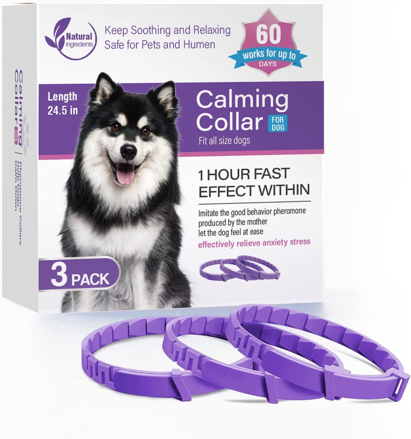 Pet Soothing Calming Collar, Cat and Dog
