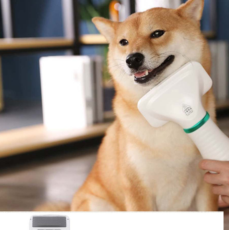 Dog Hair Dryer, Comb, 2 in 1 Pet Drying/Grooming - Free Pet Bowl