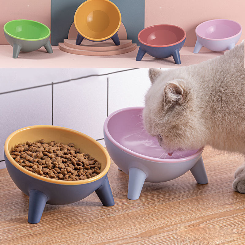 Cat/Dog Non-Breakable Bowl With Stand, Durable, Heat Resistant