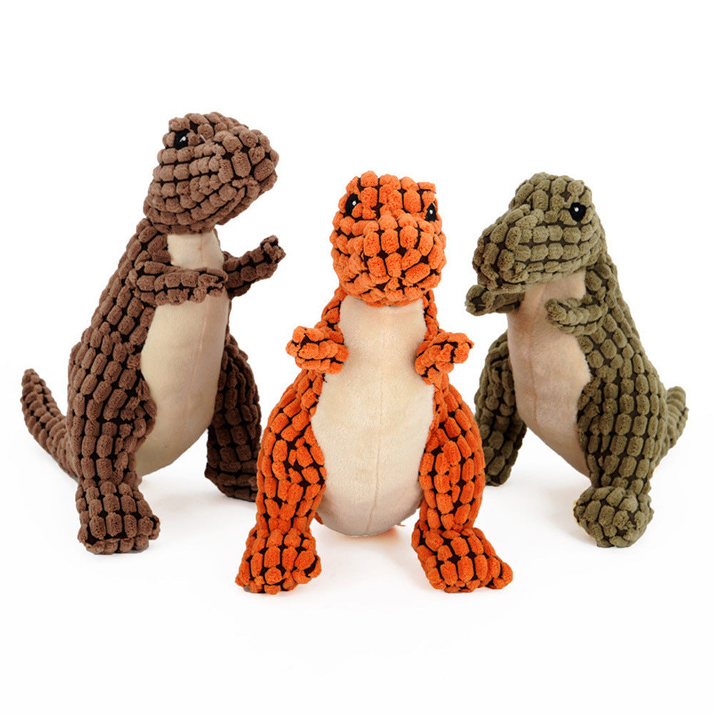 Dinosaur Pet Toys Giant Dogs Pets Interactive, Plush Stuffing Squeakers