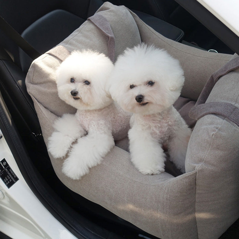 Dog Car Carrier Seat, Waterproof, Portable, Pet Safety