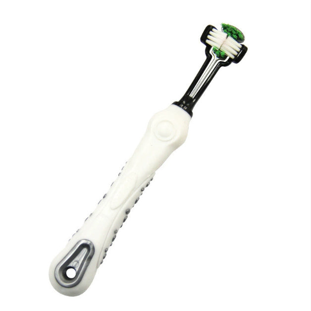 Pet Dental Fingers Double-headed Toothbrush, Dog Teeth Cleaning