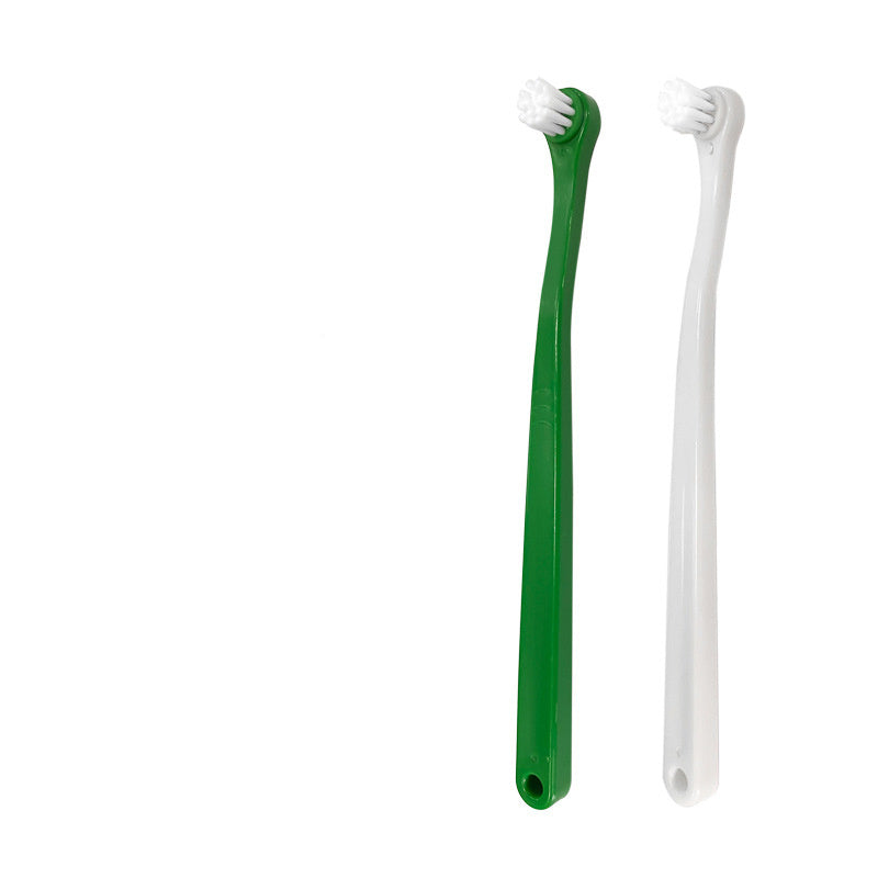 Pet Dental Fingers Double-headed Toothbrush, Dog Teeth Cleaning