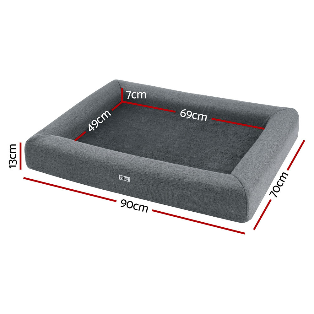 Dog/Cat Pet Bed, Calming Sofa Cushion, Egg Crate, i.Pet