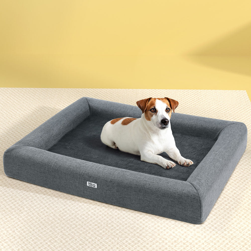 Dog/Cat Pet Bed, Calming Sofa Cushion, Egg Crate, i.Pet