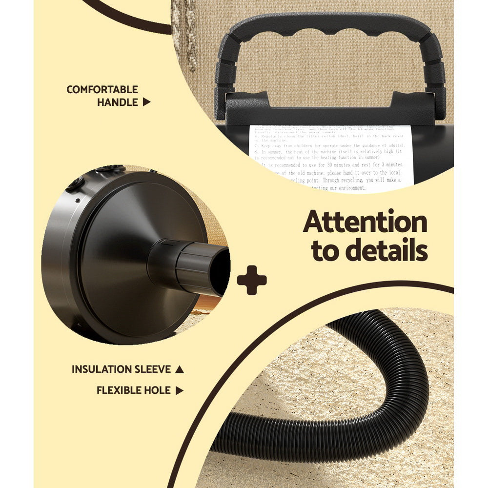 i.Pet Pet Hair Dryer, Dog Cat Grooming Speed Blower, Low Noise