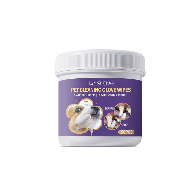 Pet Cleaning Glove/Wipes, Pet Teeth and Gum Care, Gently Clean