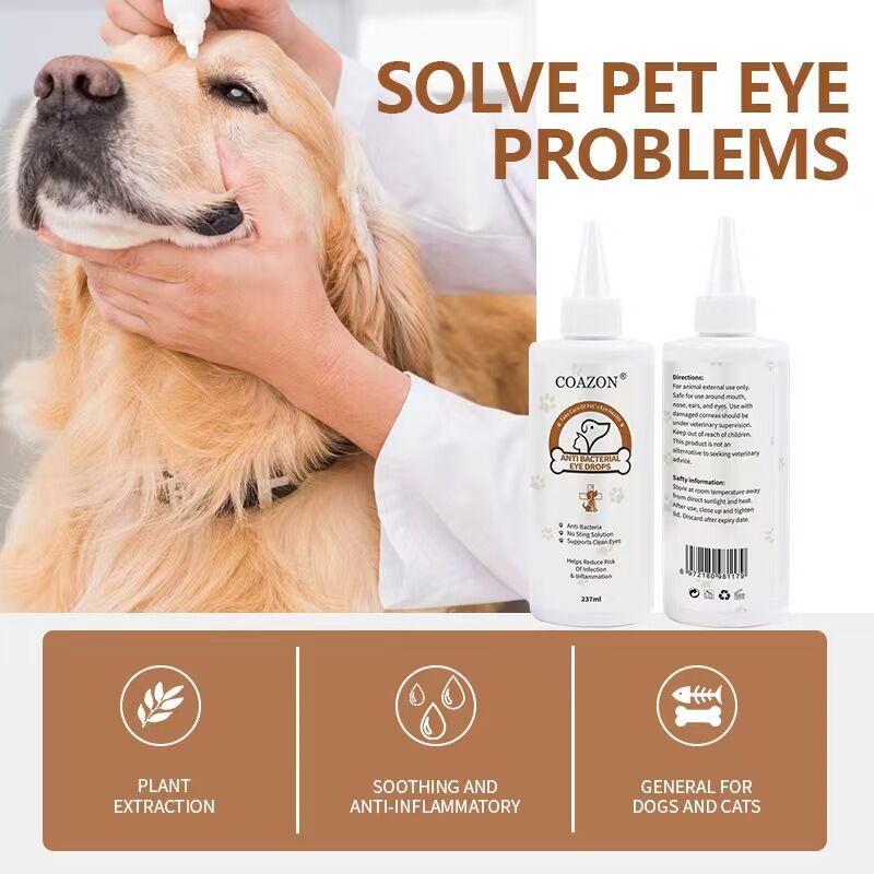 Eye Stain Remover for Dogs and Cats, Dry Eyes, Keratitis