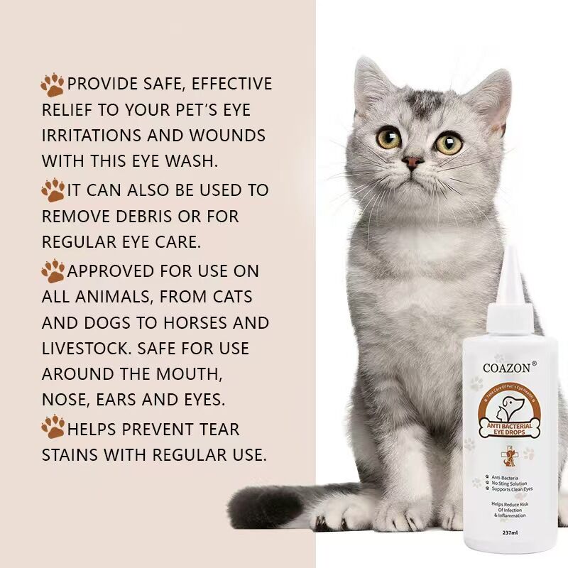 Eye Stain Remover for Dogs and Cats, Dry Eyes, Keratitis