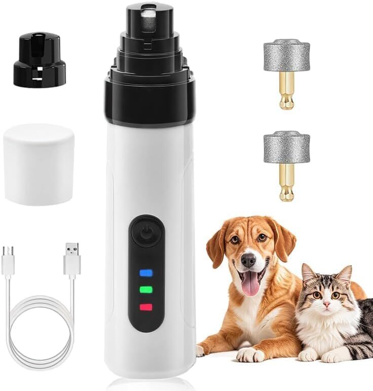 Silent Groom Pro Nail Grinder, dog Nail Trimmer, USB Rechargeable