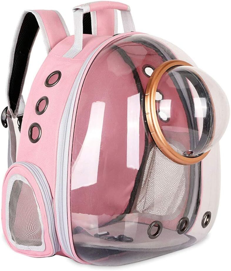 Pet Space Capsule, Cat/Dog Backpack, Small - Medium Carrier, Transparent Breathable