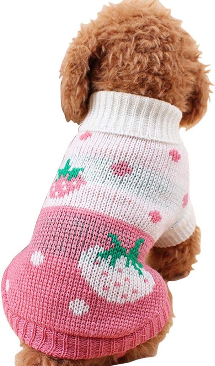 Dog Coat -  Dog Pullover - Turtleneck Knit Dog Sweater - S
