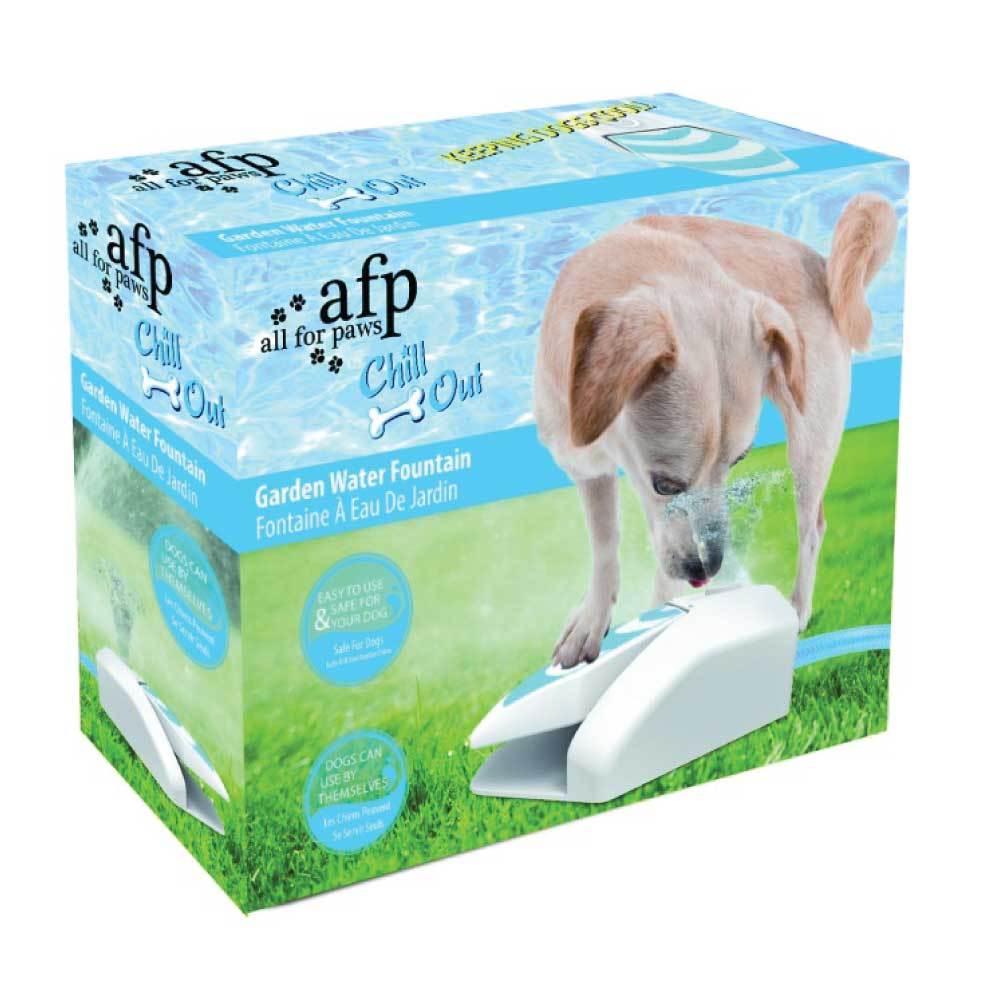 Dog Water Fountain, Outdoor with Dispenser