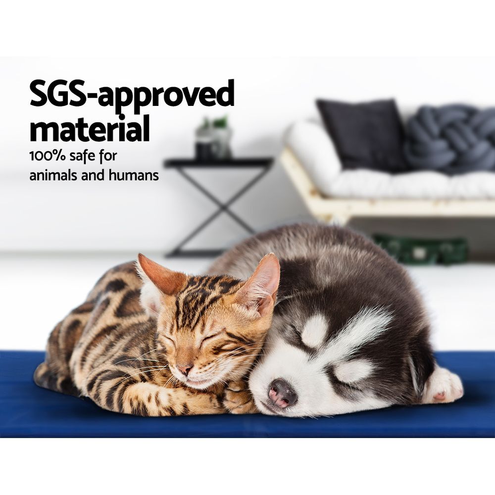 2X Pet Cooling Bed Gel Mat Dog Cat Non-Toxic, 50x40 CM