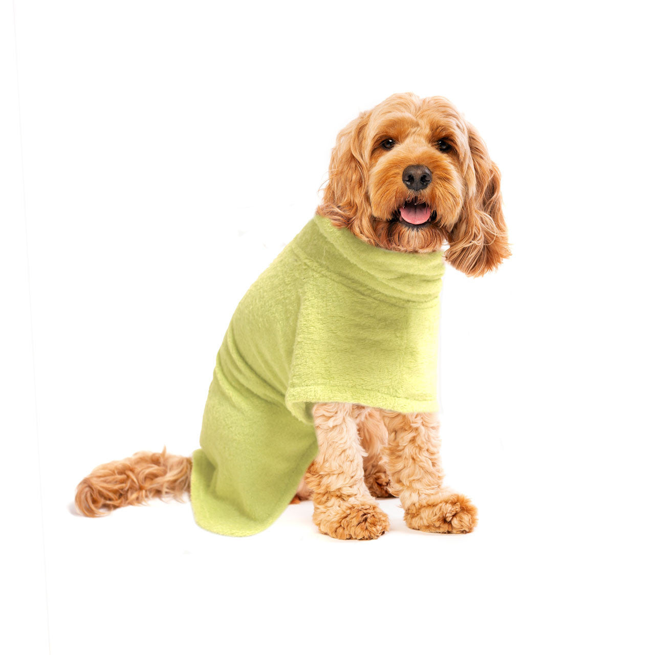 Organic Luxury Bamboo & Cotton Dog Bathrobe - Small