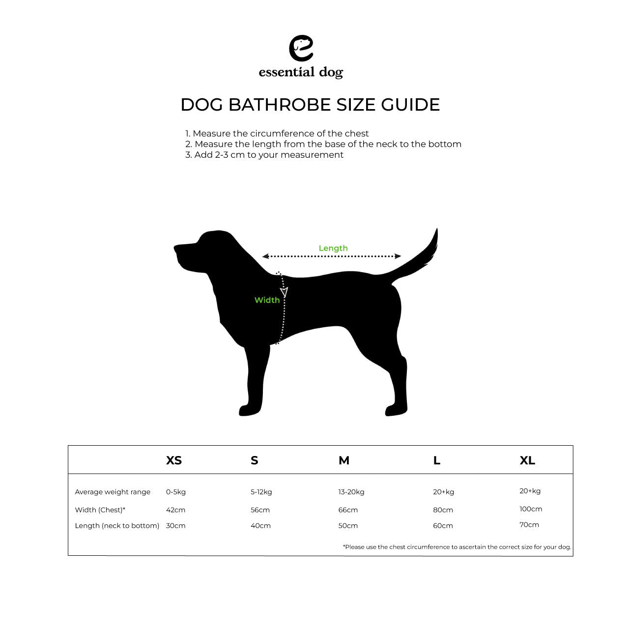 Organic Luxury Bamboo & Cotton Dog Bathrobe XS