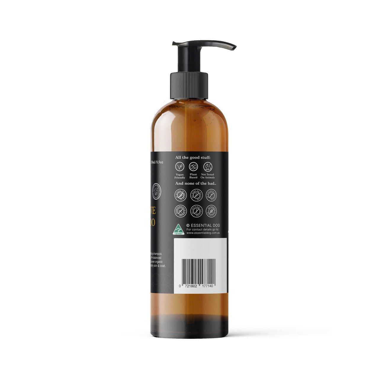 Natural Sensitive Dog Shampoo, (Chamomile, Sweet Orange & Rosewood)