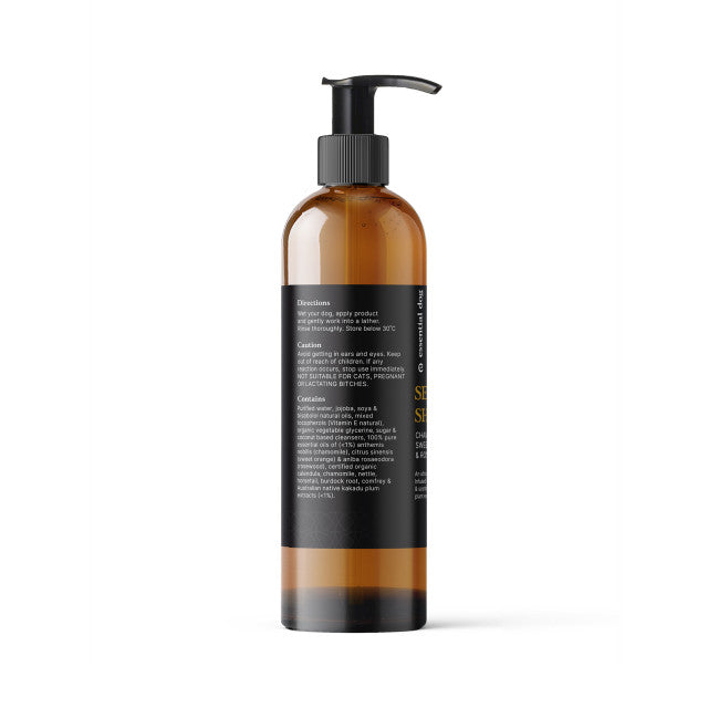 Natural Sensitive Dog Shampoo, (Chamomile, Sweet Orange & Rosewood)