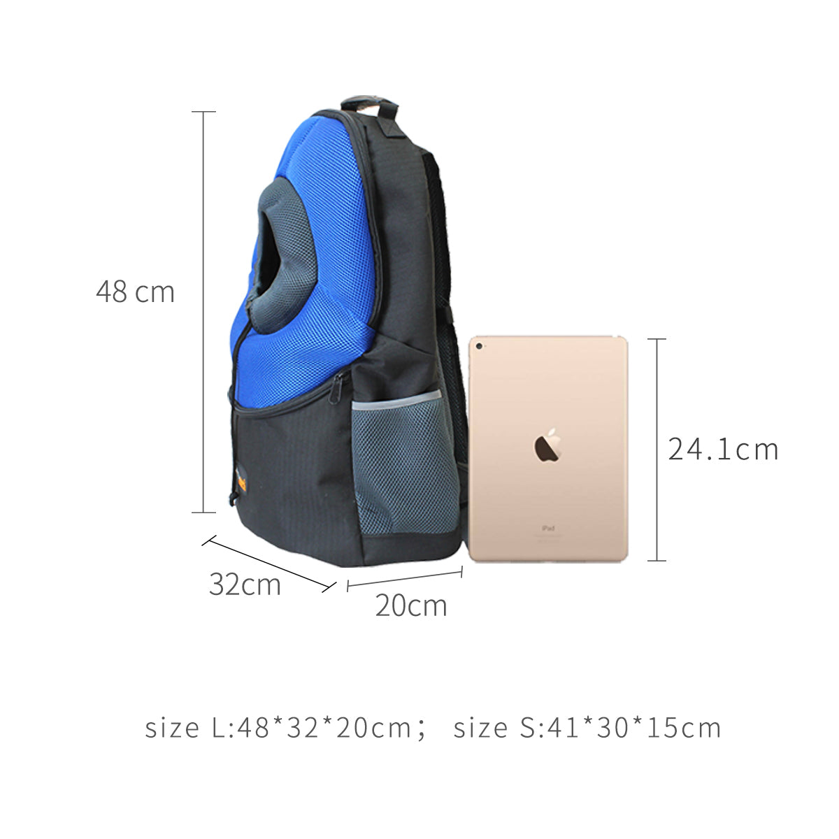 Pet Dog/Cat Carrier, Backpack, Adjustable, Front Carrier, Head Out